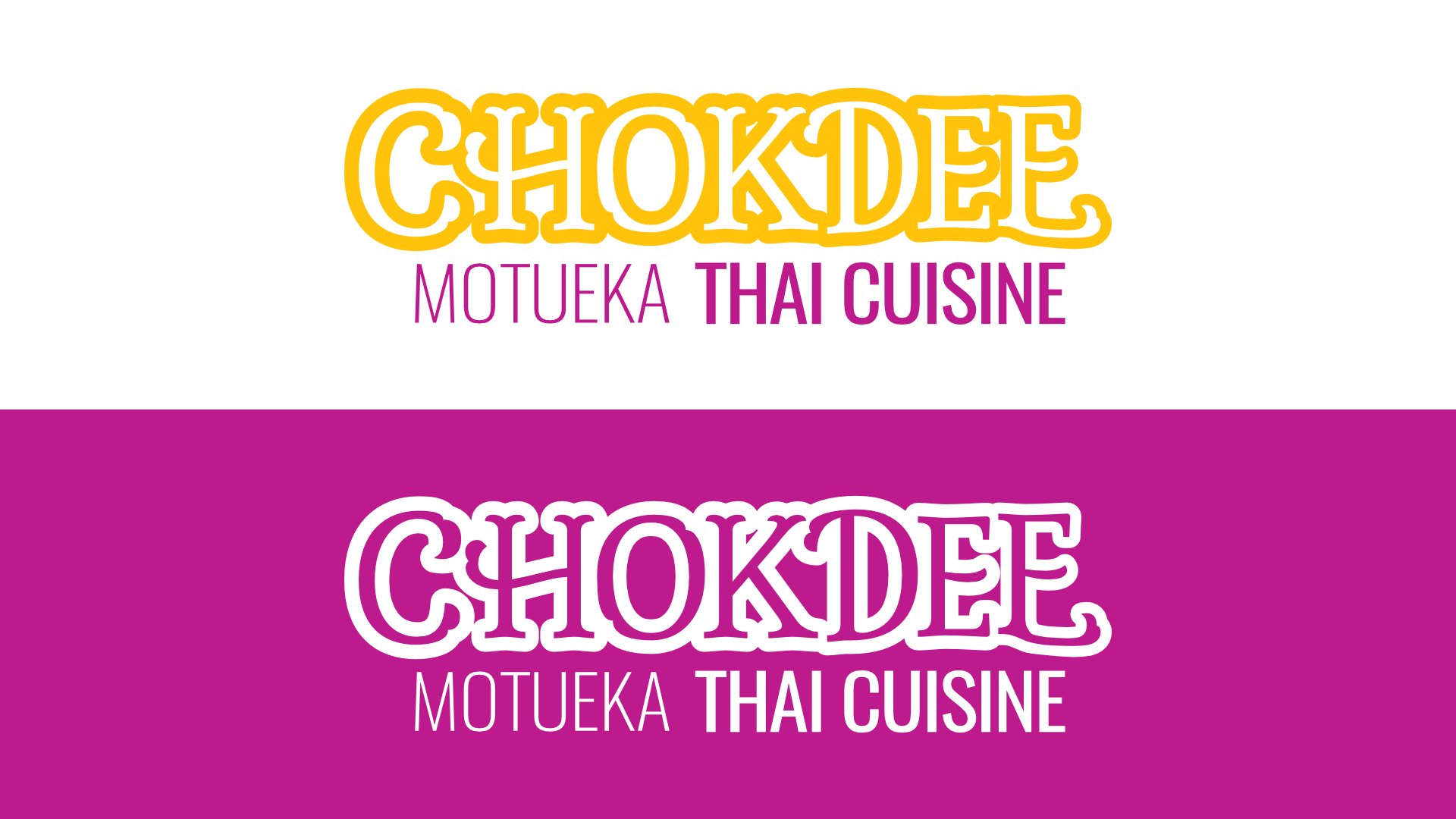 Chokdee Thai Cuisine logo