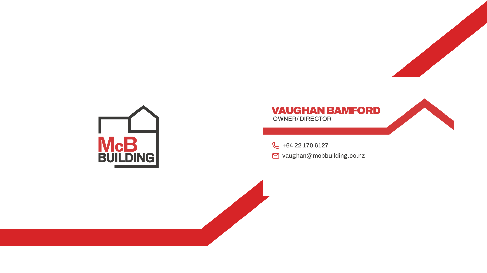 McB Building Business Cards